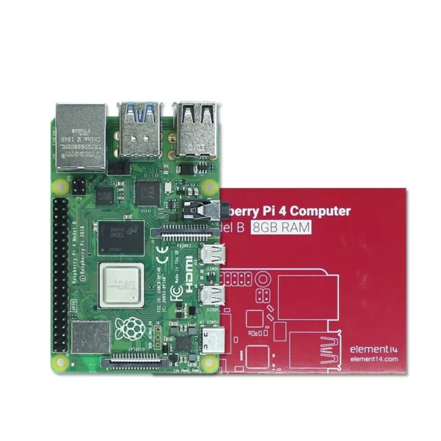 For Raspberry Pi 4 8GB RAM Computer Model B Board For Programming AI Python 3