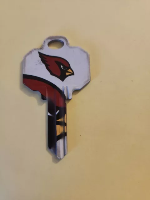 Arizona Cardinals NFL house key blank Schlage