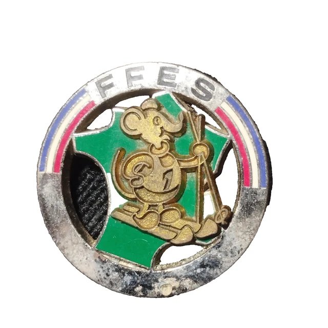 Insigne ESF école De Ski - Épingle Broche Logo Alpes - État Neuf