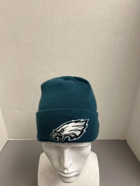 Philadelphia Eagles Beanie Hat One Size Stretch Fit Blue Cuffed Adult Reebok NFL
