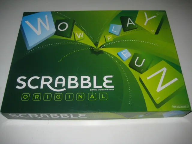 MATTEL  Scrabble Original Classic Board Game Tile Crossword Game -BRAND NEW