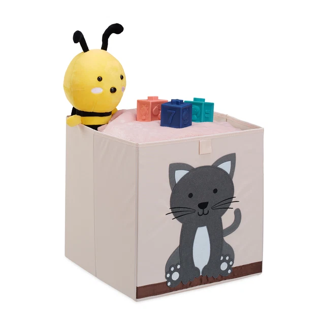 Boîtes Rangement SONGMICS Lot De 6 - 30x30x30cm - Tissu Coloré - Pour Cube IKEA - Pliable