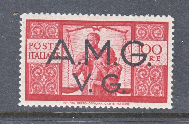 Italy 1LN13 AMG - VG Overprint 100L Family VF Mint Never Hinged
