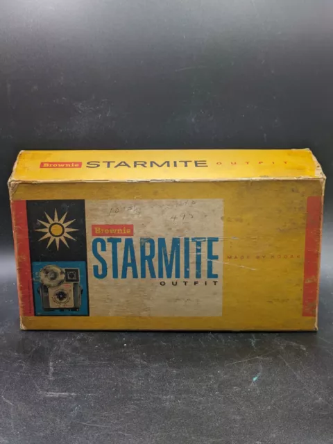 Vintage Kodak Brownie Starmite Ii Outfit Camera W/ Original Box