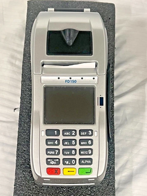 First Data FD150 EMV CTLS Credit Card Terminal Refurbished