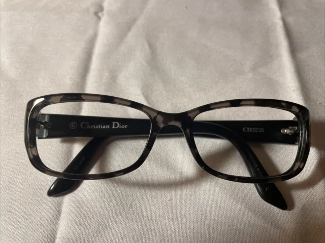 CHRISTIAN DIOR CD3235 KF9 Eyeglasses Frame Italy  Tortoise/Black