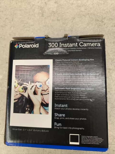 Brand New Polaroid PIC 300 Purple Instant Film Camera