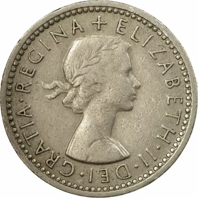 [#538139] Coin, Great Britain, Elizabeth II, 6 Pence, 1964, VF(30-35), Copper-ni