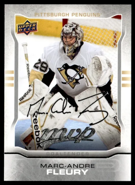 2014-15 Upper Deck MVP Silver Script Marc-Andre Fleury Pittsburgh Penguins #243