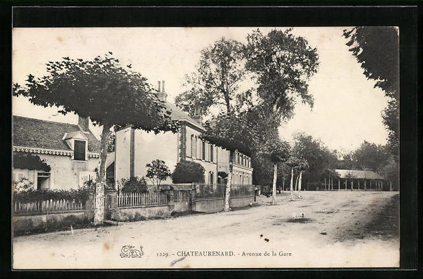 Carte Postale Ancienne TOUROUVRE Avenue De La Gare - Orne (61) - Années 1900