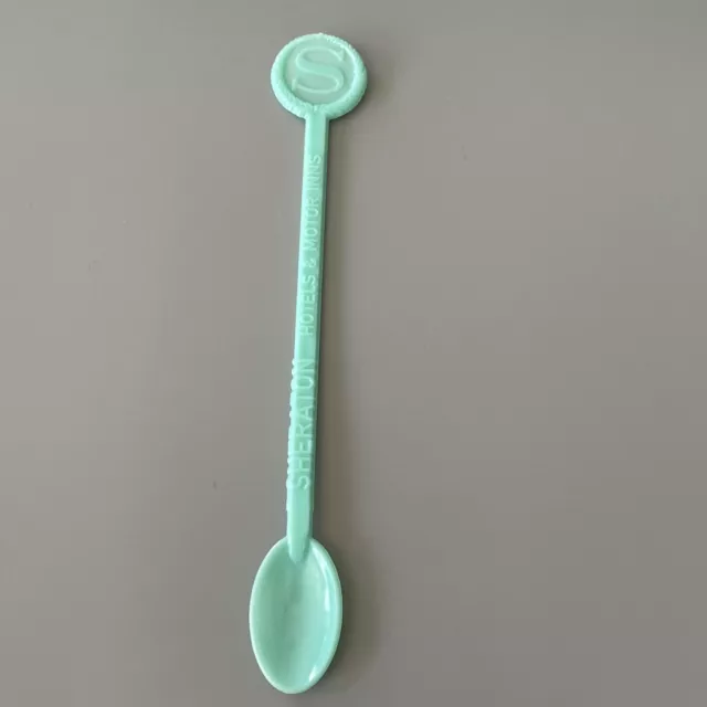 Vintage SHERATON HOTELS & MOTOR INNS Swizzle Stick Cocktail Stirrer Spoon RARE