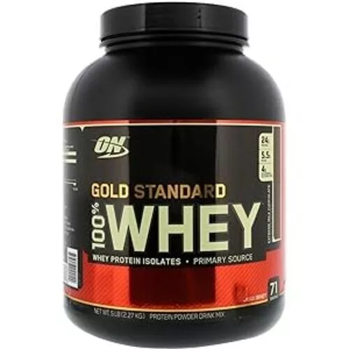 Optimum Nutrition Gold Standard 100% proteína de suero en polvo, chocolate con leche extrema