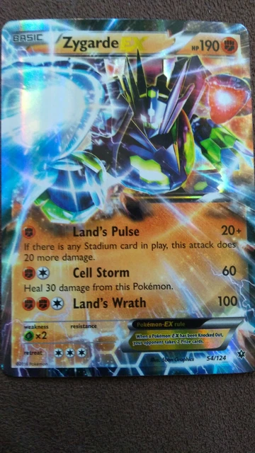 Pokemon Karte Zygarde EX Fates Colide 54/124 Near Mint