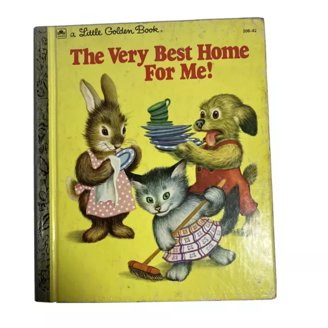 The Very Best Home for Me Little Golden Book Paperback Jane Werner Watson 1982