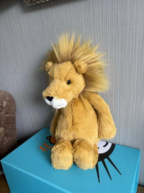JELLYCAT BASHFUL LION BNWT Displayed Only Condition New With Paper Tags ...