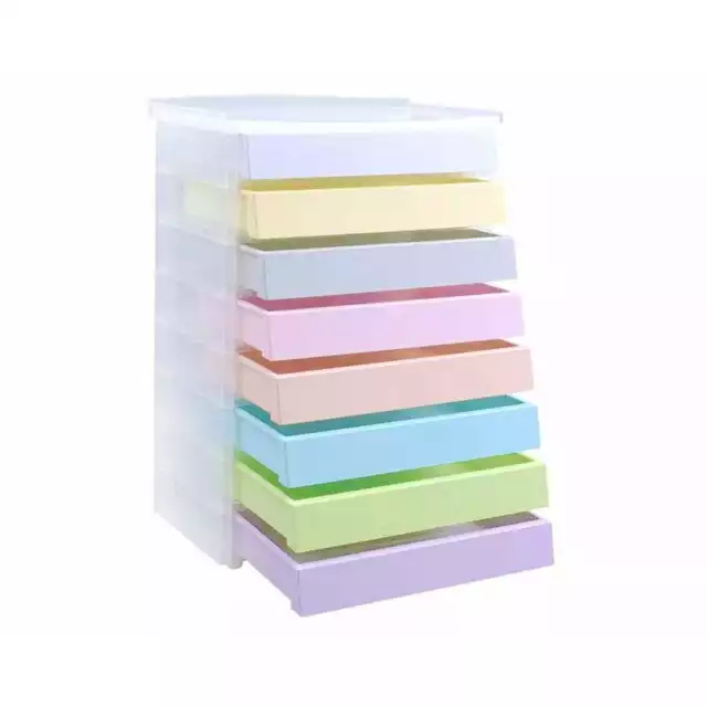 Unidad de cajón de almacenamiento realmente útil pastel 8 x 0,8 litros
