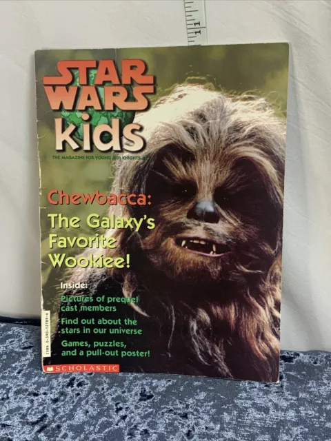 STAR WARS KIDS Magazine Scholastic 1997 Issue 2 Chewbacca