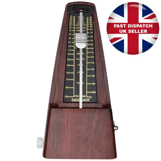 Neewer NW-707 Square Wind up Mechanical Metronome with Accurate Timing and Tempo