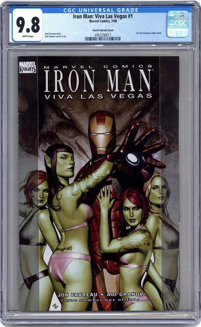 Iron Man Viva Las Vegas 1B GRANOV Skrully Variant CGC 9.8 2008 4063299011