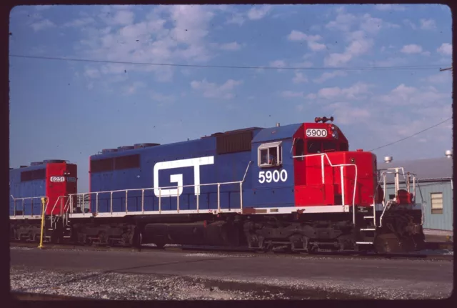 Original Schienenrutsche - GTW Grand Trunk Western 5900 Walbridge OH 5-29-1988