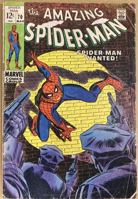 Amazing Spider-Man #70 March 1969 1st Appearance Vanessa Fisk Kingpin Appearance