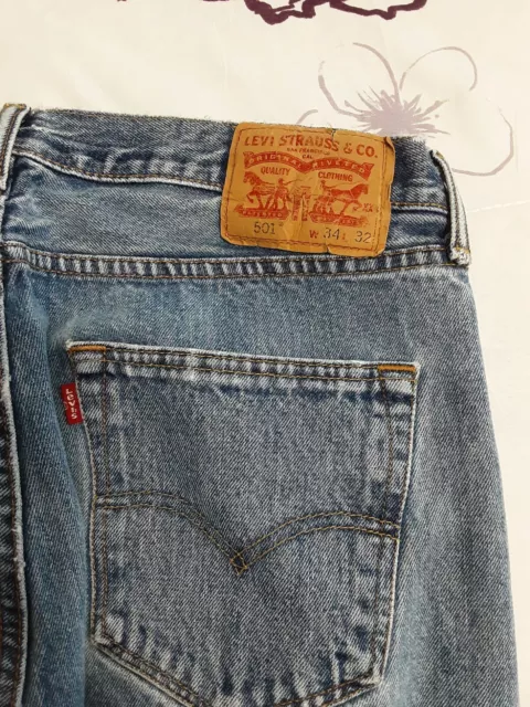 men levis 501 jeans 34x32