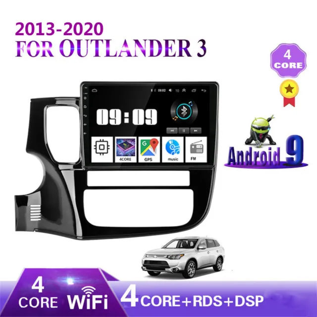 2+32GB 9" Android 9.0 Car GPS Radio Player for Mitsubishi Outlander 2013-2020