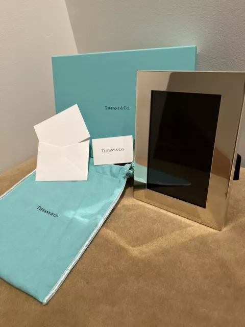 Tiffany & Co Sterling Silver Picture Frame 5X7 Purchased in 2017