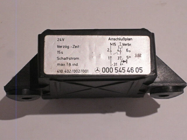 Mercedes Relais 24V Verzöge Courir Interrupteur, Commutateur A0005454605 Lkw Bus
