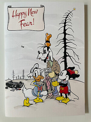 D*Face - Happy New Fear - Postcard - Limited Edition - Sold Out