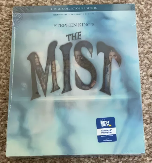 The Mist - Best Buy Exclusive 4K Uhd Bluray 4 Disc Steelbook **New & Sealed!**