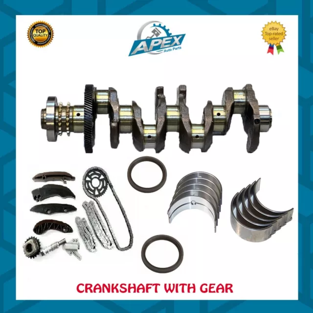 Bmw N47 Crankshaft With Gear + Mini 2.0 N47C20 Engine Rebuild Parts Kit