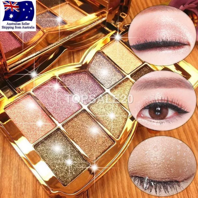 10 Colors Eye Shadow Shimmer Glitter Powder Palette Matte Cosmetic Eyeshadow