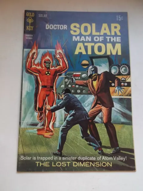 Gold Key: Doctor Solar (Man Of The Atom) #25, "The Lost Dimension", 1968, Fn/Vf!