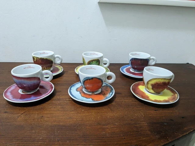 Illy collection 2011 Francesco Clemente Cappuccino Cups Illy Art Collection