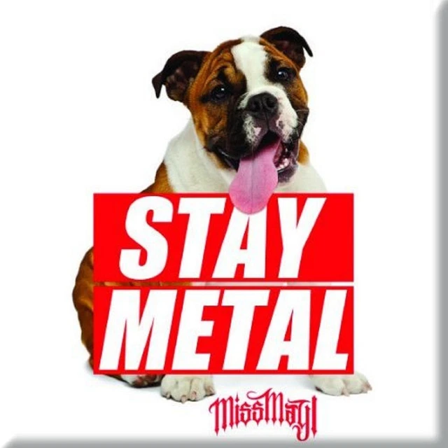 Magnete da frigorifero Miss May I cane nuovo ufficiale 76 mm x 76 mm