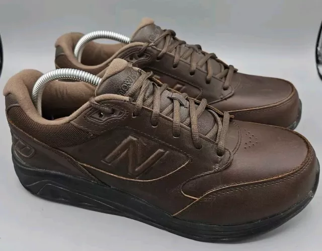 NEW BALANCE 928V3 Walking Shoes Men’s Size 8.5 6E WIDE Brown Leather ...