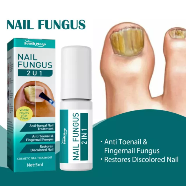 1/2/3PC Nailner Brush Against Nail Fungal Infection 2 in1 treat & brighten nails