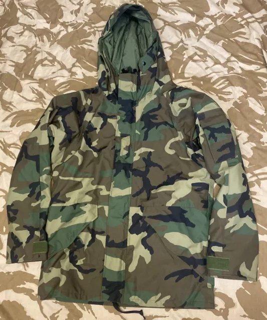 NEW GENUINE US Seals M81 Woodland Ecwcs Goretex Parka Smock Jacket. Medium Long. EUR 181 20 PicClick IT