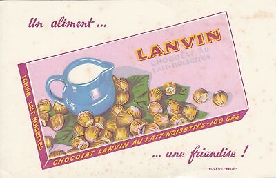 Buvard vintage Le Bon Chocolat Français LANVIN 