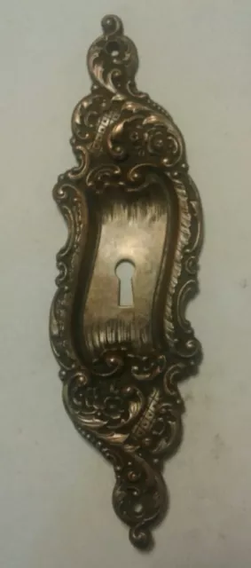 Antique Arts Craft Eastlake Victorian Pocket Door Plate Pull Door Hardware