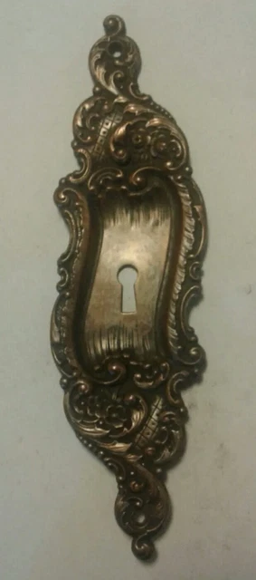 Antique Arts Craft Eastlake Victorian Pocket Door Plate Pull Door Hardware