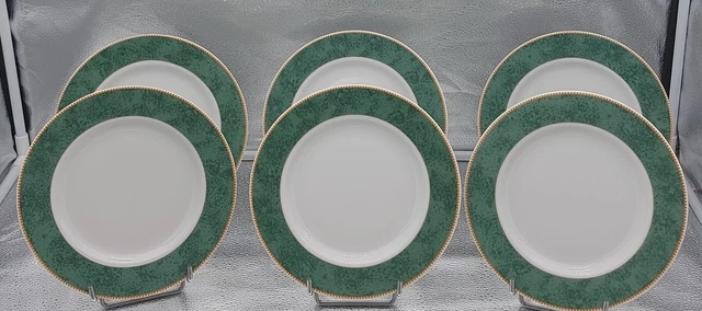 Set of 8 Vintage Genevieve Lethu Sur La Route De Chandernagor Rimmed