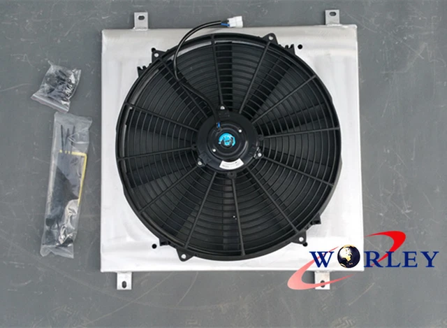 ALUMINUM SHROUD+FAN FOR FORD FALCON XA XB XC XD XE FAIRMONT CLEVELAND ...