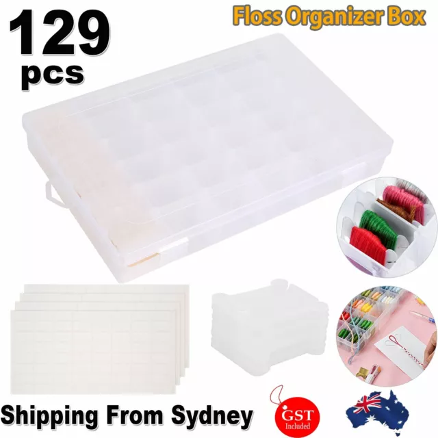 PREMIUM QUALITY FLOSS Thread Organizer for Cross Stitch and Embroidery  $15.63 - PicClick AU