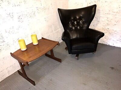 Vintage Retro G Plan Blofeld Arm Chair Black Mid Century Modern 6250 Rare 6