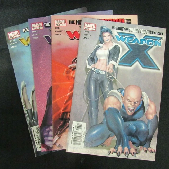 Weapon X Set #1- 4 (2002/ 2003) Marvel Comics NM 9.0- 9.4 W426