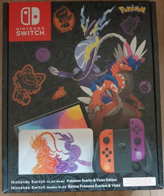 Nintendo Switch Oled Karmesin Und Purpur NINTENDO SWITCH (OLED-MODELL) Pokémon Karmesin & Purpur-Edition Neu Ovp