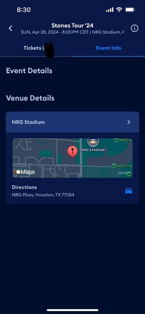 ROLLING STONES HACKNEY Diamonds 2025 Concert Tickets (2). Excellent