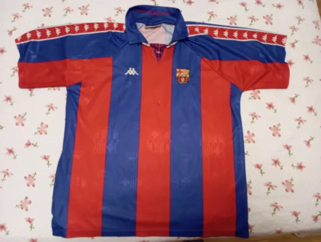 Camiseta jersey shirt maillot maglia trikot FC Barcelona KAPPA 1994 XL